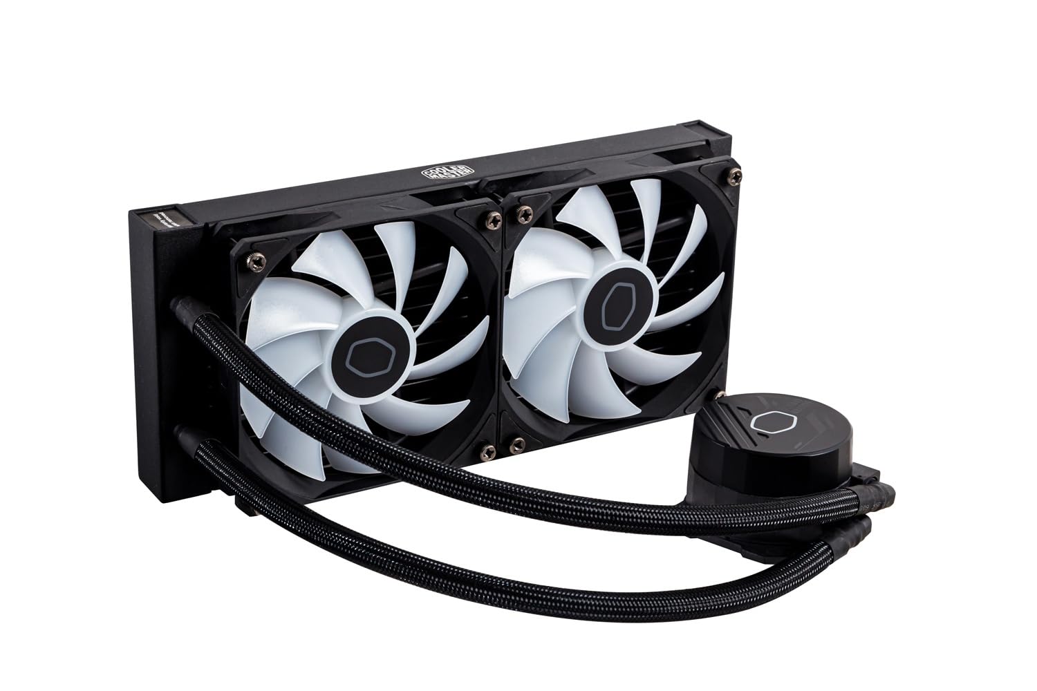 Cooler Master ML240L Core ARGB CPU Liquid Cooler - Black (Supports Intel & AMD Processors - LGA1700, LGA1200, LGA1151, AM5, AM4 | Gen S Dual Chamber Pump | 240mm AIO | New Pressure Optimised Fans) - Image 5