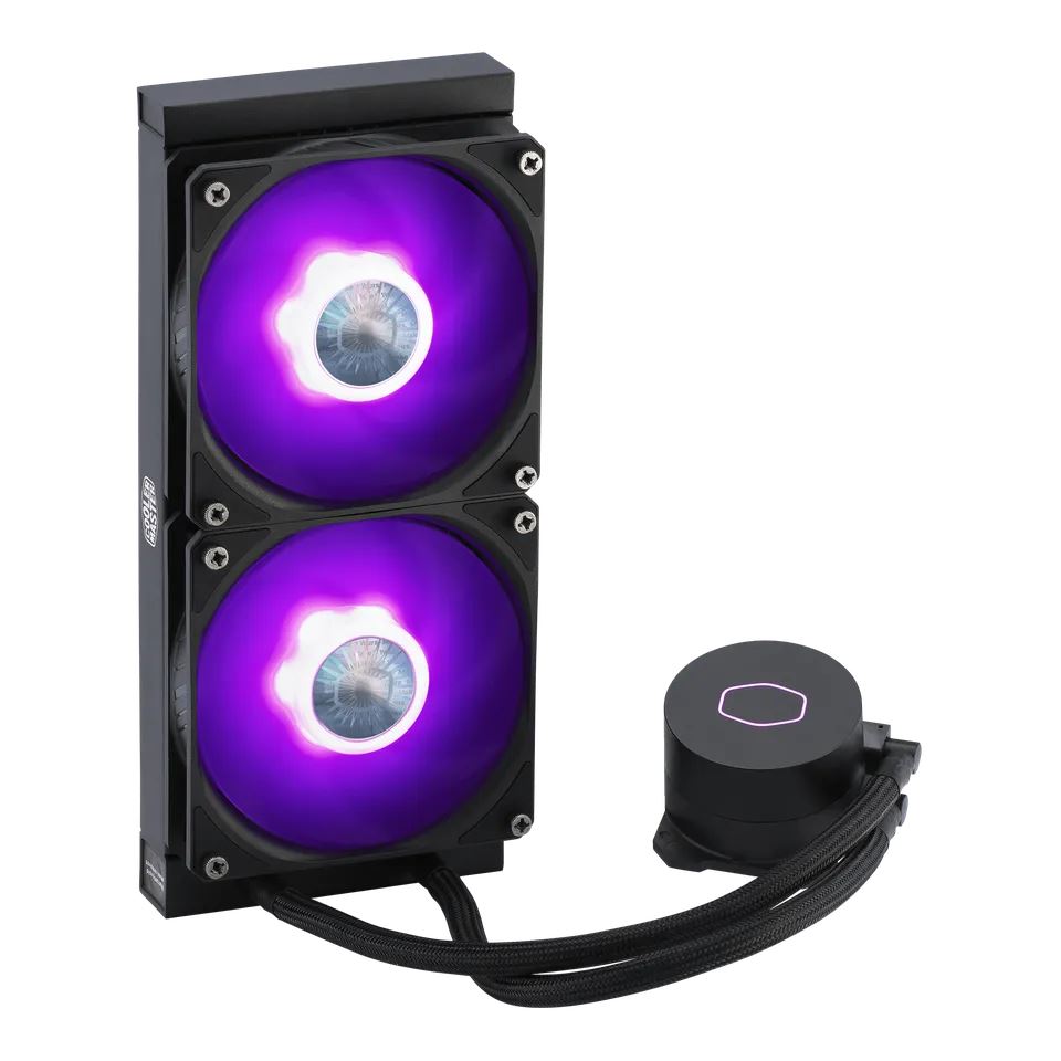 Cooler Master MasterLiquid ML240L RGB V2 CPU Liquid Cooler - Black/ Support Intel and AMD CPU Socket AM5, AM4, AM3, LGA1700, 1200, 2066, 1151/ 3rd Gen Dual Chamber Pump/ 240mm Close-Loop AIO - Image 5