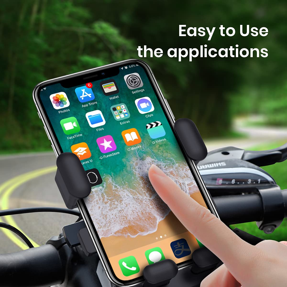 Portronics Mobike II Universal Bike Mobile Holder for Bike/ Motorcycle/ Bicycle (POR-1305) - Image 3