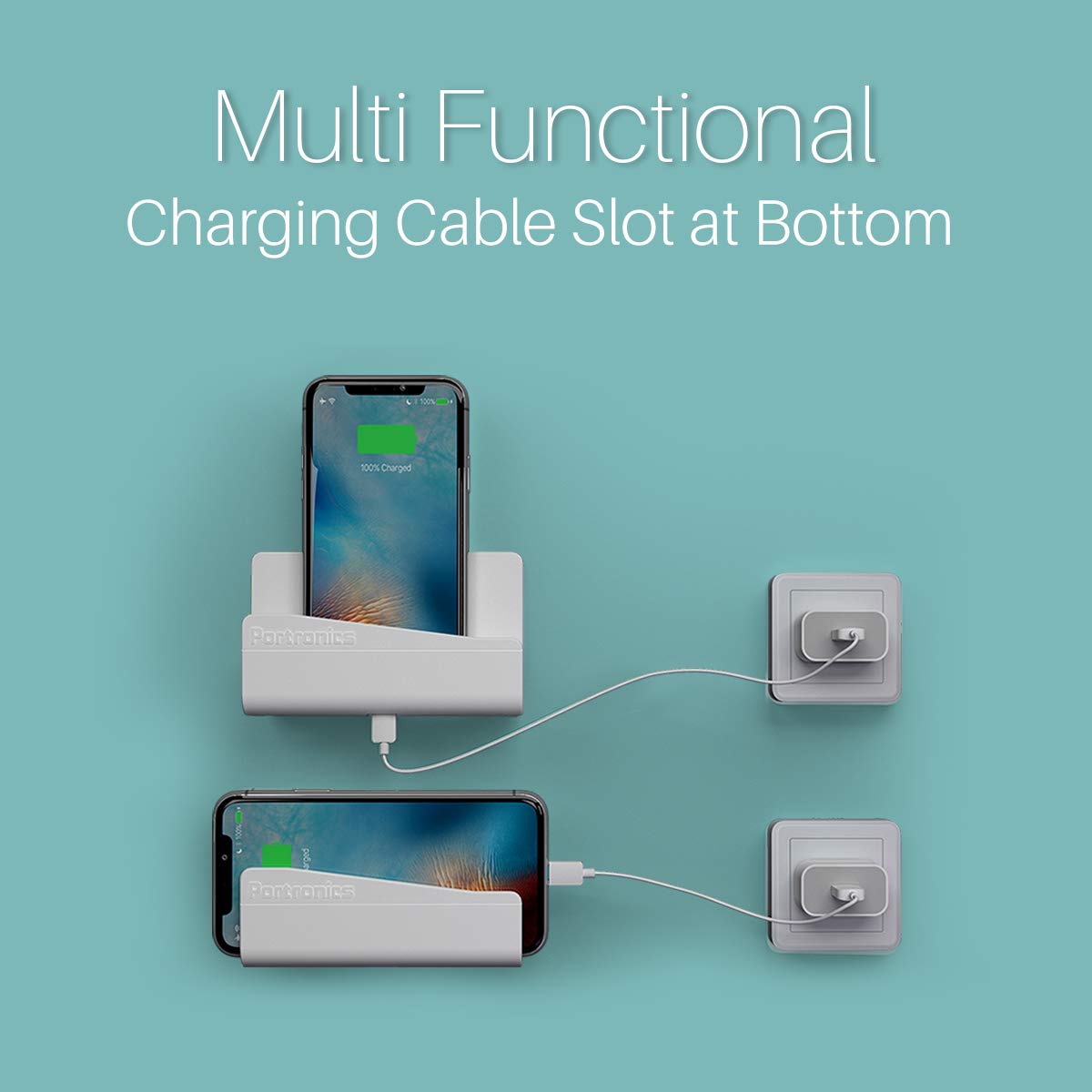 Portronics Modesk 101 Wall Hanging Mobile Holder (por-1152) - Image 4