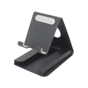 Portronics Modesk Plus Universal Mobile Phone Stand with Card Holder (Black) - POR-1196
