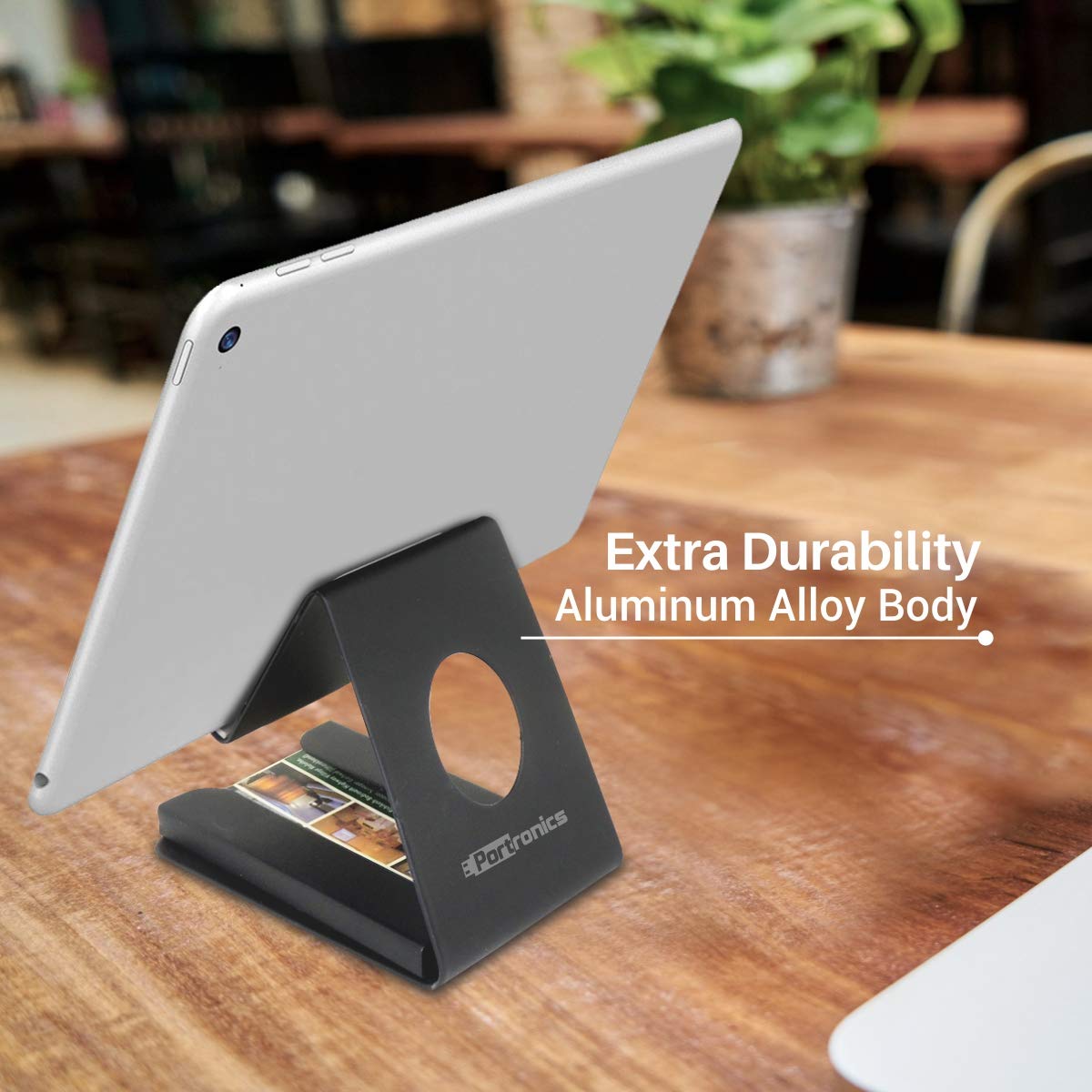 Portronics Modesk Plus Universal Mobile Phone Stand with Card Holder (POR-1196) - Image 3