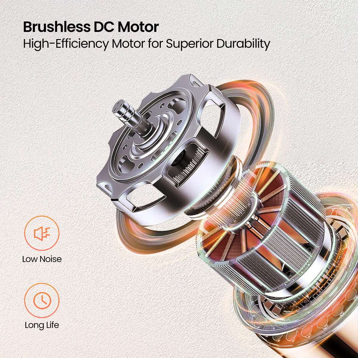 Mopcop Pro Rechargeable Handheld Vacuum Cleaner - 10 kPa Suction, Multiple Nozzles, Dual Functionality, For Dry Vacuuming, Single-Hand Design, Advanced Brushless DC Motor (Black) - Image 4