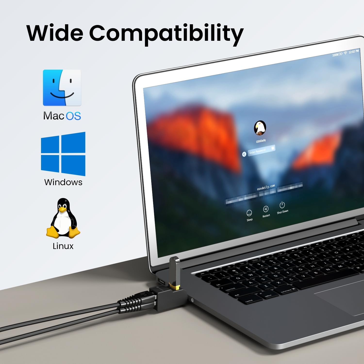 Portronics Mport 3A USB Hub (3-in-1), Multiport Adapter with USB 3.0 & 2-Port USB 2.0, Upto 5 Gbps High Data Transfer Speed for PC, Laptop and Mac - Image 5