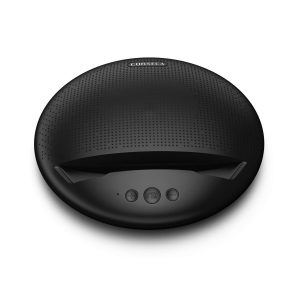 Just Corseca MuDisc Portable Wireless Bluetooth Speaker with FM/ SD Card/ Mic - Black