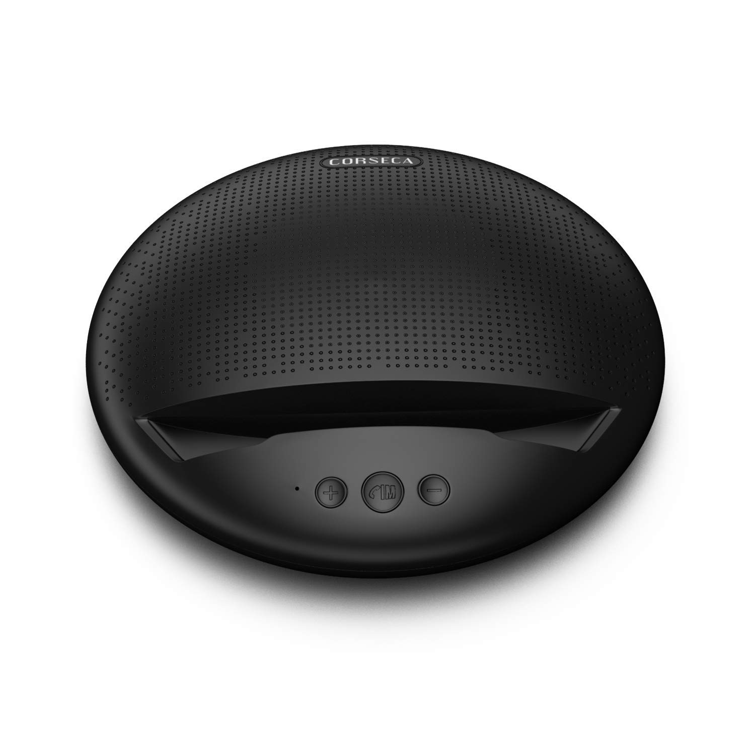Just Corseca MuDisc Portable Wireless Bluetooth Speaker with FM/ SD Card/ Mic - Black