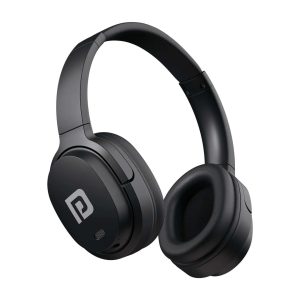 Portronics Muffs M4 Bluetooth Headphones | 40mm Dynamic Driver | Powerful Bass |In Built Mic | Type C Fast Charging - Black