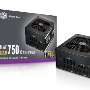 Cooler Master MWE 750 Gold V2 Power Supply - 80 Plus Gold Certified | Fully Modular | 120mm HDB Fan | DC-to-DC Circuit Design | 2 EPS Connectors | 750 Watt
