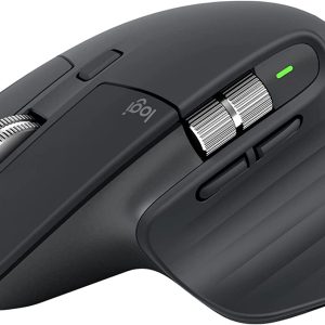 Logitech MX Master 3S Wireless Performance Mouse with Ultra-fast Scrolling, Ergo, 8K DPI, Track on Glass, Quiet Clicks, USB-C, Bluetooth for Windows, macOS, Android, Linux, ChromeOS - Graphite