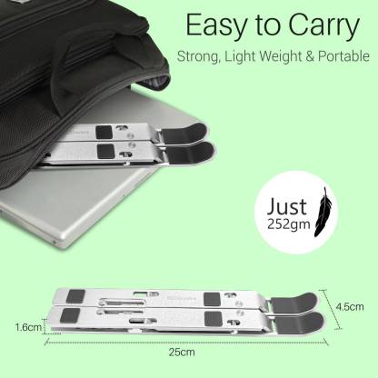 Portronics My Buddy K2 Portable Laptop Stand with 7 Adjustable Levels (POR-1202) - Image 4