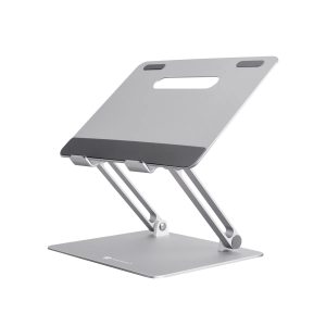 Portronics My Buddy K3 Foldable & Adjustable Laptop Stand - For Laptops up to 15.6 inches (Silver)