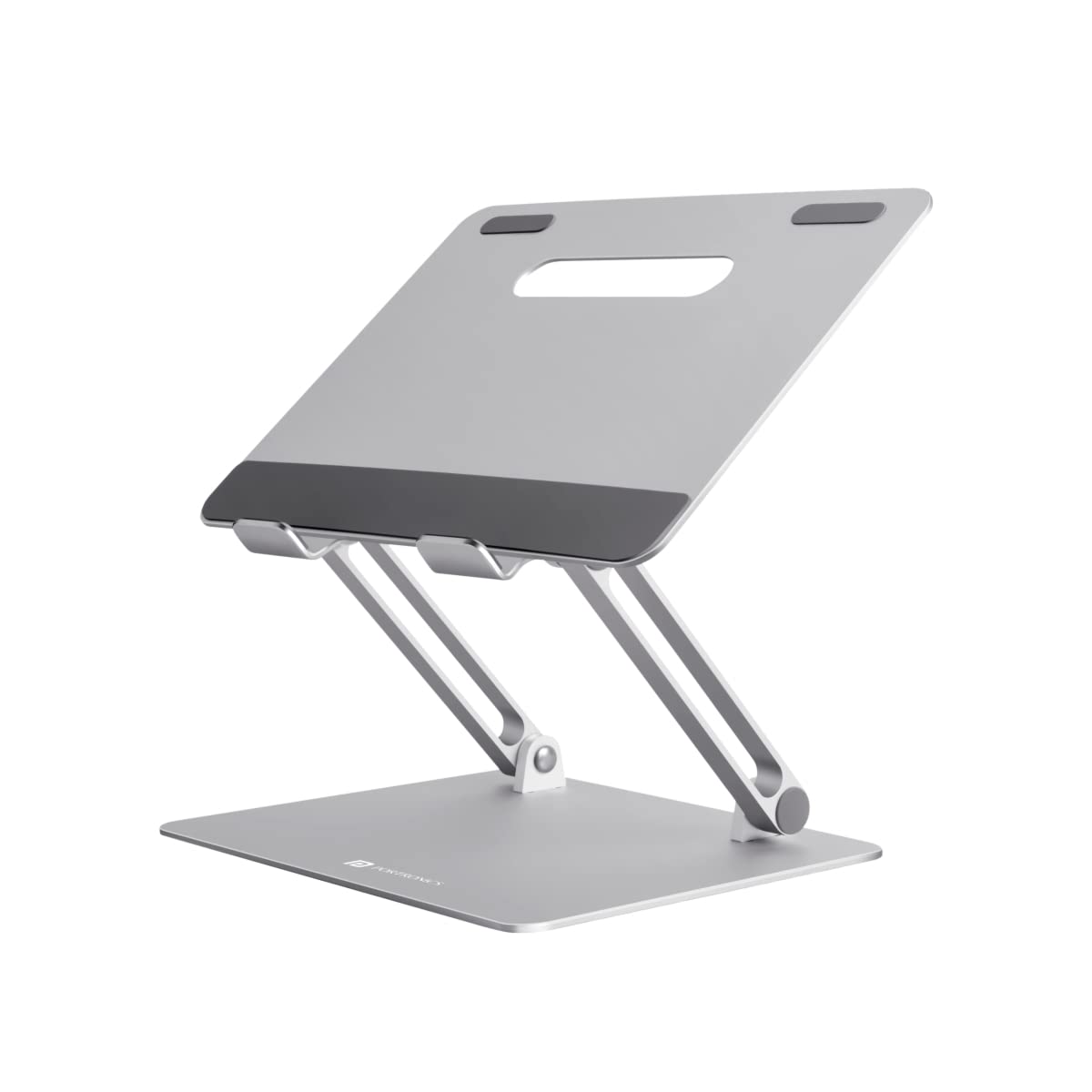 Portronics My Buddy K3 Foldable & Adjustable Laptop Stand - For Laptops up to 15.6 inches (Silver)