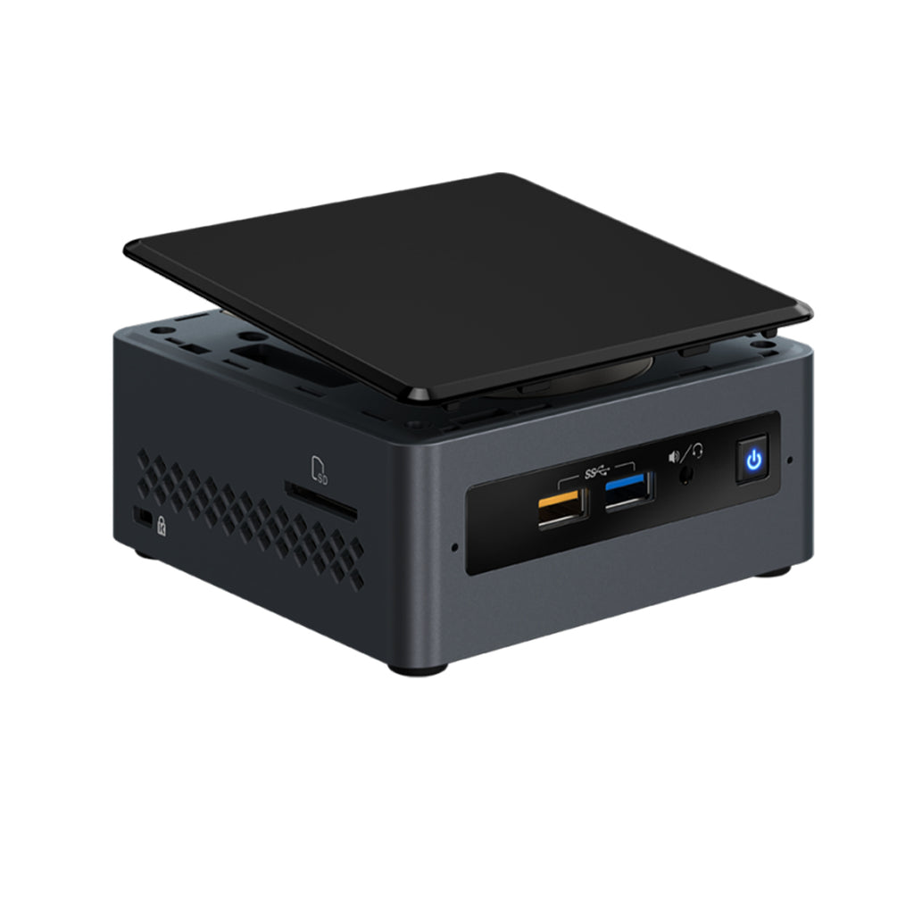 Intel NUC Mini PC Kit NUC7CJYH with Celeron J4005 Processor/ Integrated Graphics/ RAM Slot/ Memory Card Slot/ 2 HDMI/ 6 USB Ports - Image 4