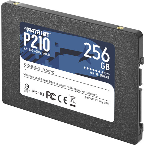 Patriot P210 256GB SSD - 2.5 inch SATA 3 Internal Solid State Drive - Image 3