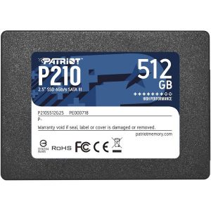 Patriot P210 512GB SSD - 2.5 inch SATA 3 Internal Solid State Drive