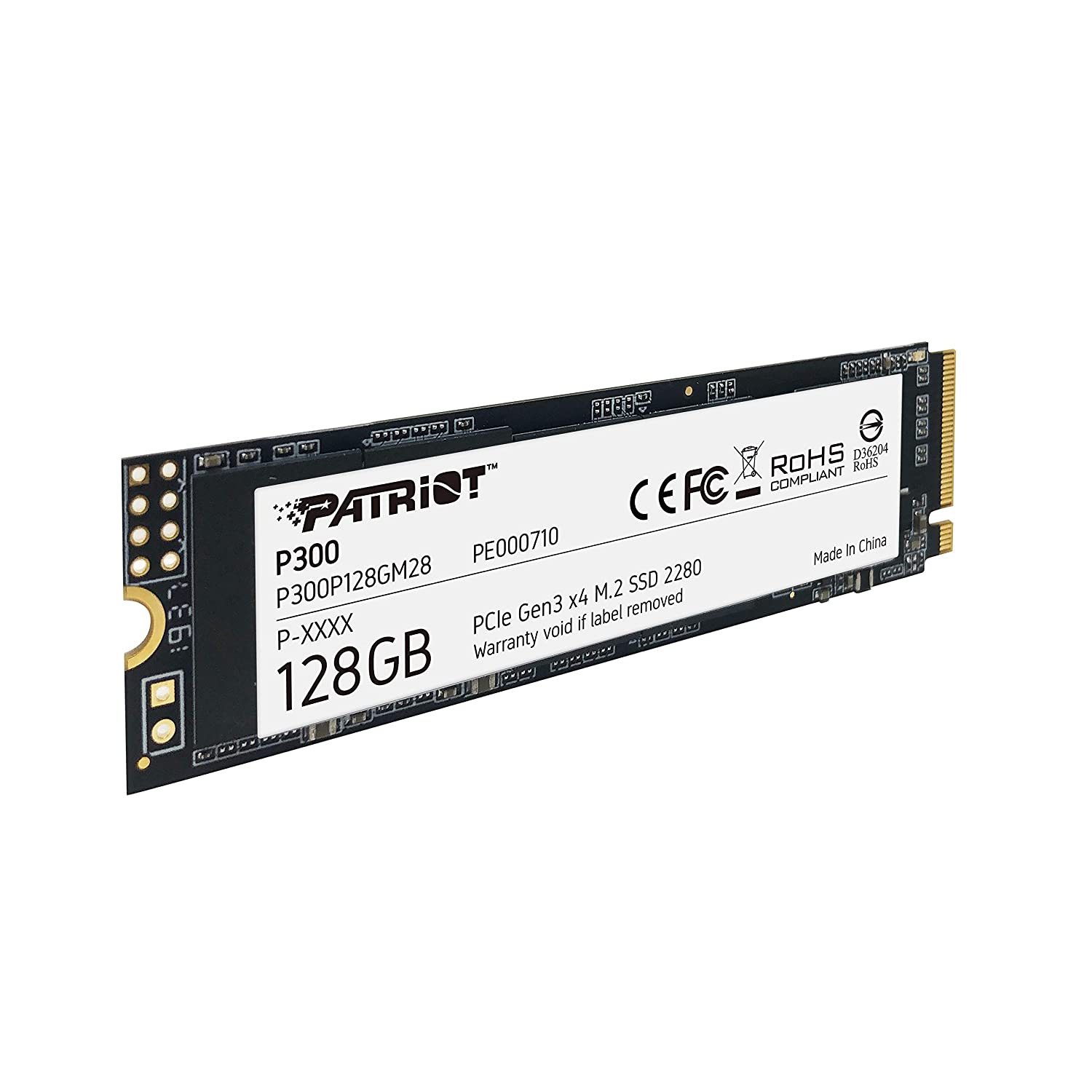 Patriot P300 128GB M.2 NVMe PCIe Gen 3 x4 SSD - Image 2
