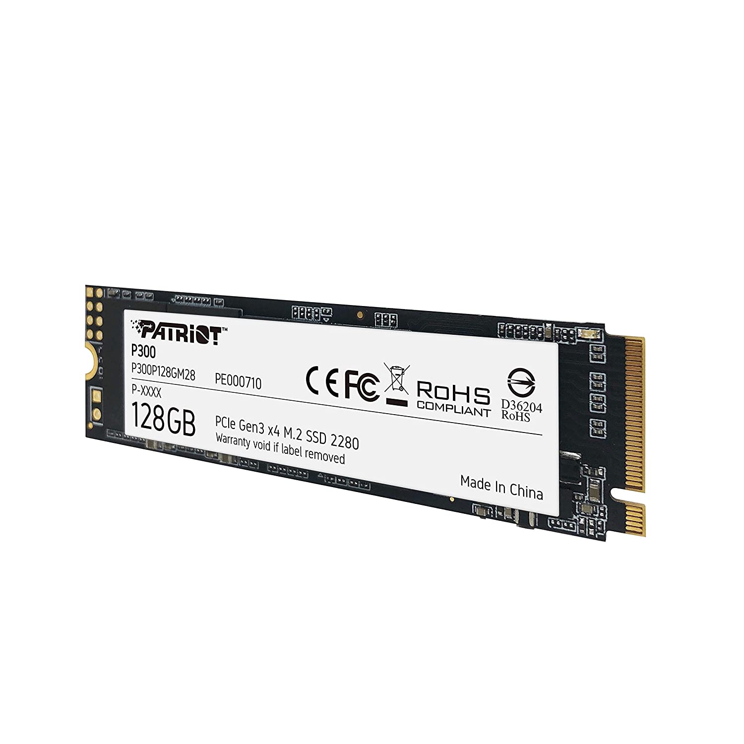 Patriot P300 128GB M.2 NVMe PCIe Gen 3 x4 SSD - Image 3