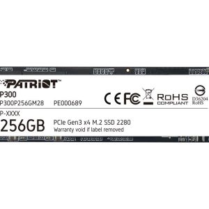 Patriot P300 256GB M.2 NVMe PCIe Gen 3 x4 SSD