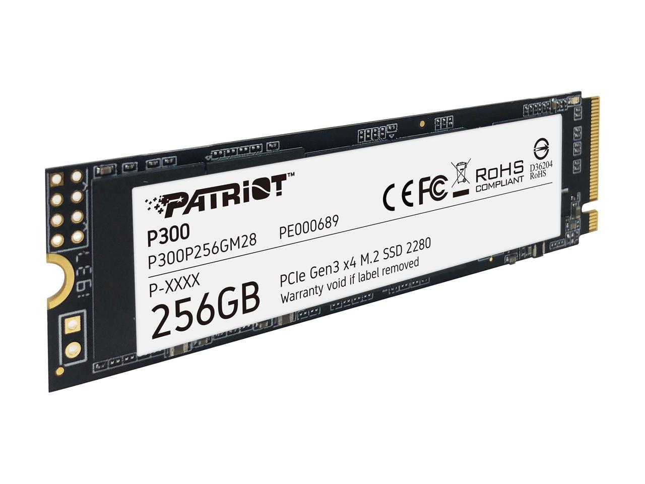 Patriot P300 256GB M.2 NVMe PCIe Gen 3 x4 SSD - Image 2