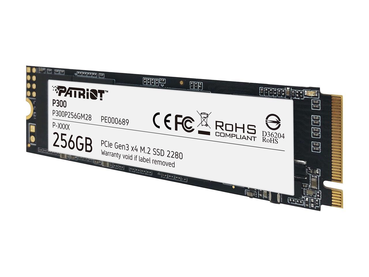Patriot P300 256GB M.2 NVMe PCIe Gen 3 x4 SSD - Image 3