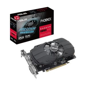 Asus Phoenix Radeon RX 550 2GB GDDR5 64-Bit Gaming Graphics Card with HDMI/ DVI/ DisplayPort (PH-550-2G)
