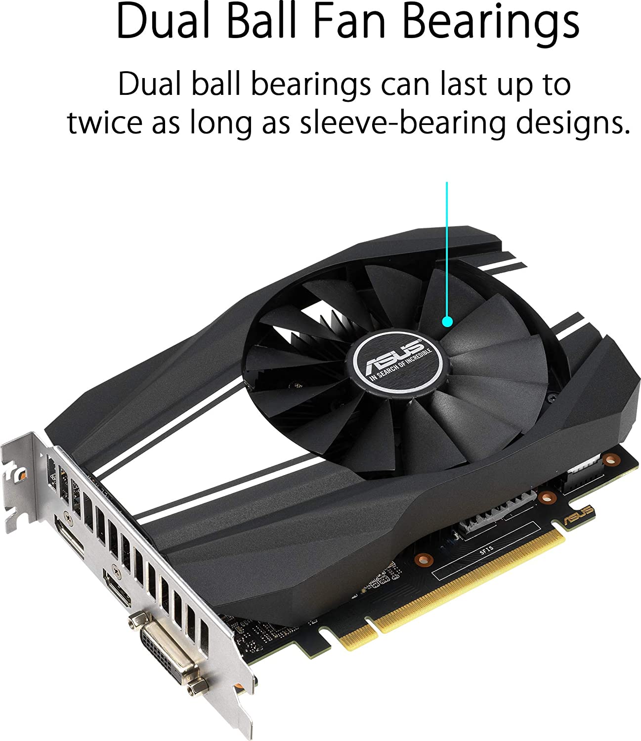 Asus Phoenix GeForce GTX 1650 4GB GDDR5 128-Bit Graphics Card (PH-GTX1650-4G) - Image 2