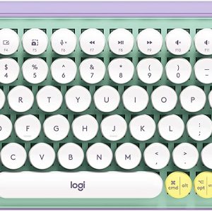 Logitech POP Keys Mechanical Wireless Keyboard with Customizable Emoji Keys - Daydream Mint