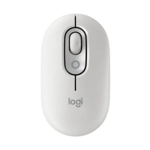 Logitech POP Wireless Mouse with Customizable Emoji Function (Off White)