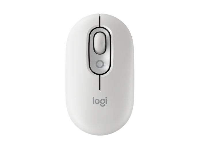 Logitech POP Wireless Mouse with Customizable Emoji Function (Off White)
