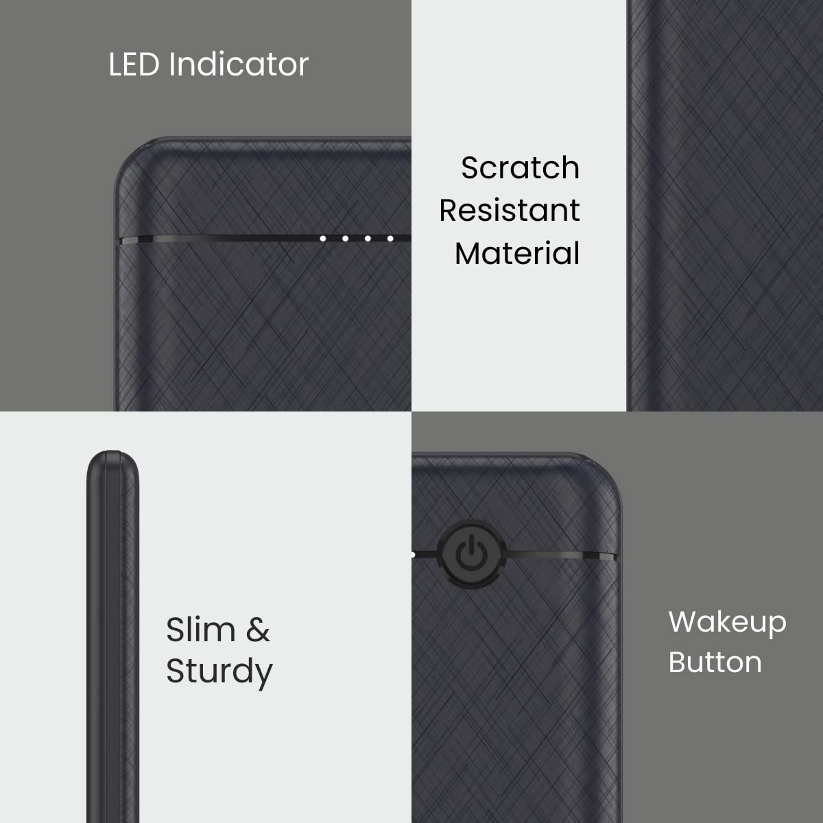 Portronics Power Brick II 10000 mAh Power Bank with LED Indicators (POR-1211) - Image 5