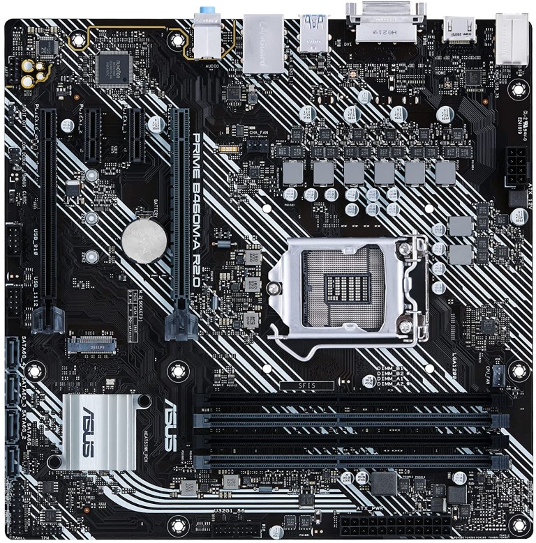 Asus PRIME B460M-A R2.0 Motherboard for Intel 10th & 11th Gen Processors - LGA1200 Socket - Image 2