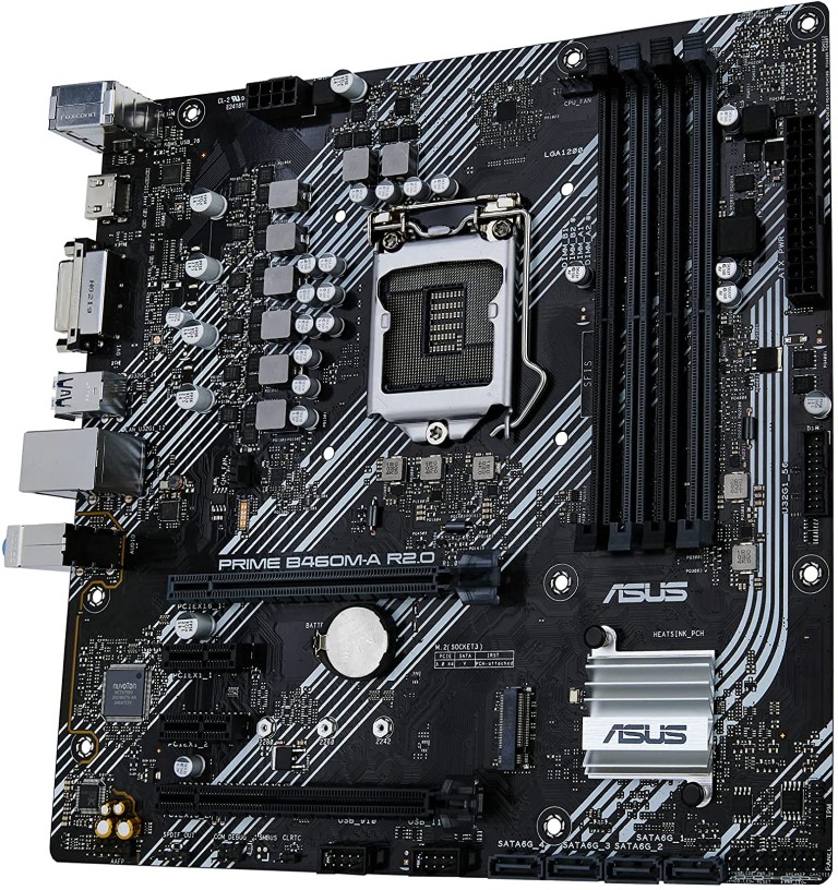 Asus PRIME B460M-A R2.0 Motherboard for Intel 10th & 11th Gen Processors - LGA1200 Socket - Image 4