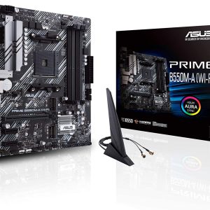 Asus PRIME B550M-A (WI-FI) Motherboard for AMD 3rd Gen Ryzen Processors - AM4 Socket
