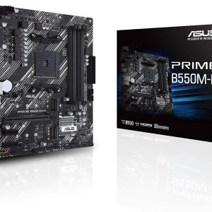 Asus PRIME B550M-K Micro-ATX Motherboard for AMD 3rd Gen Ryzen Processors - AM4 Socket