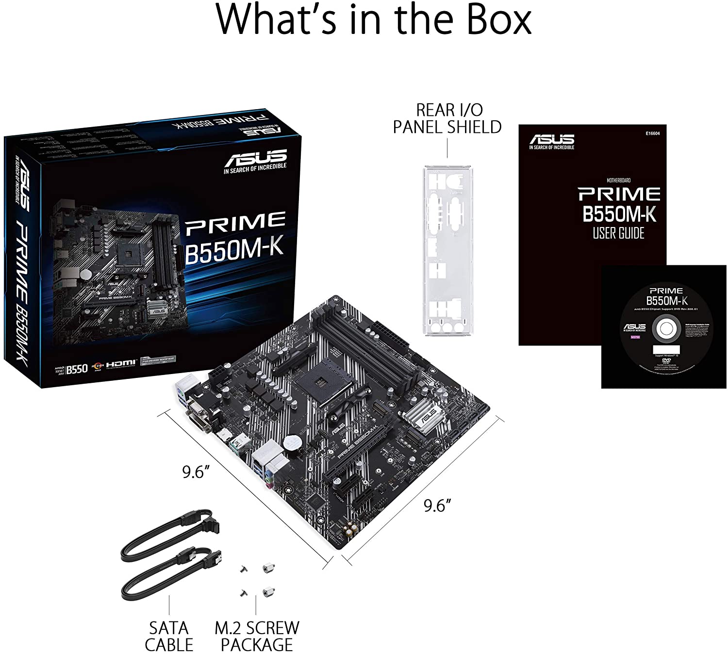 Asus PRIME B550M-K Micro-ATX Motherboard for AMD 3rd Gen Ryzen Processors - AM4 Socket - Image 5