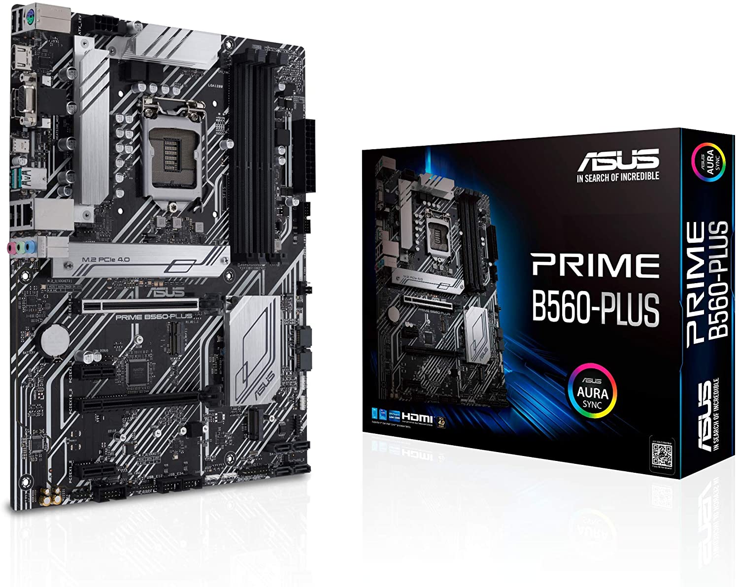 Asus PRIME B560-PLUS Motherboard for Intel 10th/ 11th Gen Processors - LGA1200 Socket