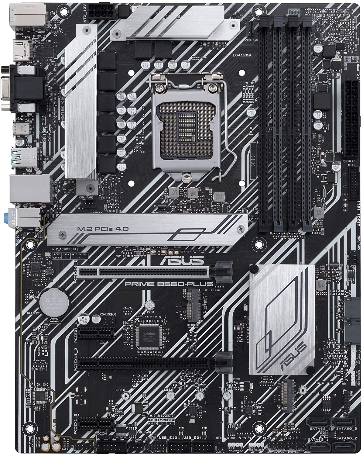 Asus PRIME B560-PLUS Motherboard for Intel 10th/ 11th Gen Processors - LGA1200 Socket - Image 2