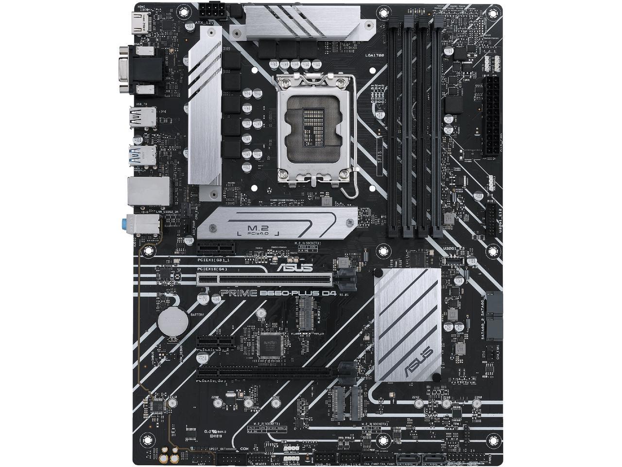 Asus PRIME B660-PLUS D4 Motherboard for Intel 12th Gen Processors - LGA1700 Socket - Image 2
