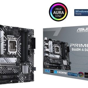 Asus PRIME B660M-A D4 Motherboard for Intel 12th Gen Processors - LGA1700 Socket
