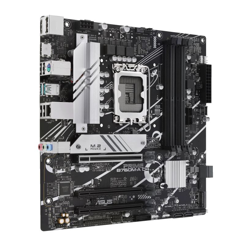 Asus PRIME B760M-A D4 Motherboard for Intel 12th & 13th Gen Processors - LGA1700 Socket - Image 3