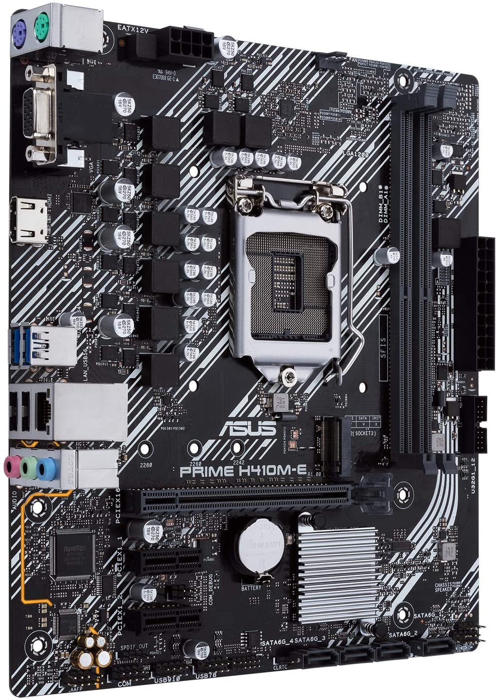 Asus PRIME H410M-E Motherboard for Intel 10th Gen Processors - LGA1200 Socket - Image 3