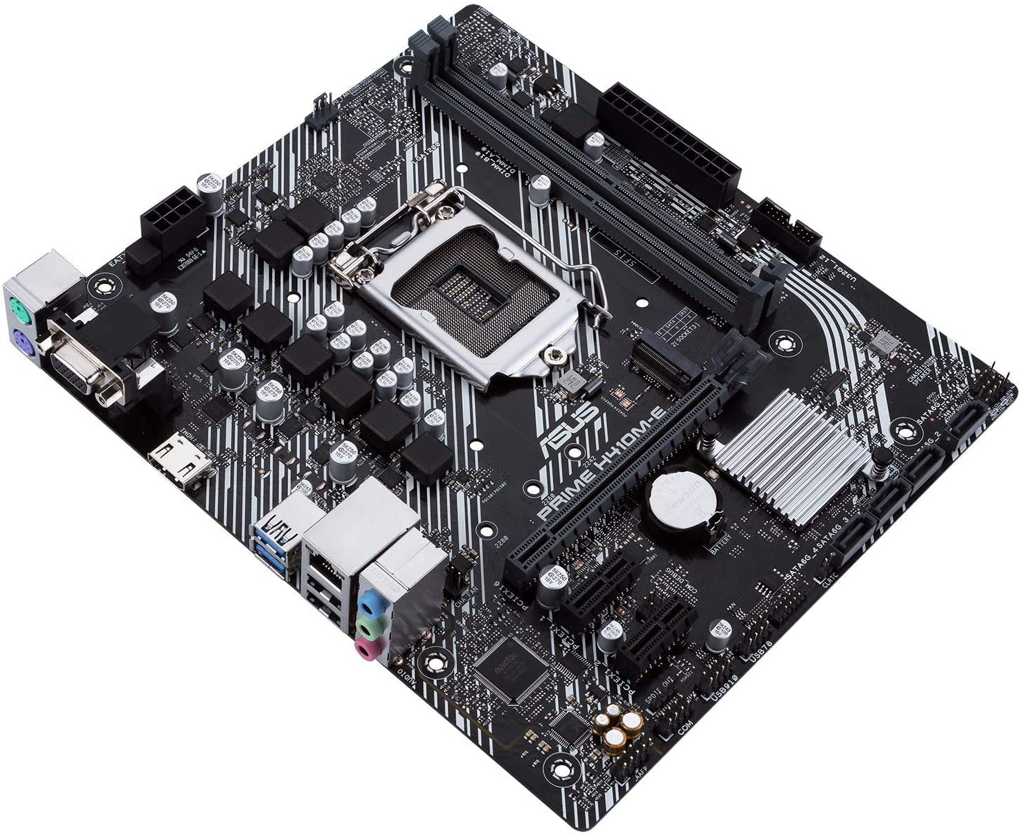 Asus PRIME H410M-E Motherboard for Intel 10th Gen Processors - LGA1200 Socket - Image 4