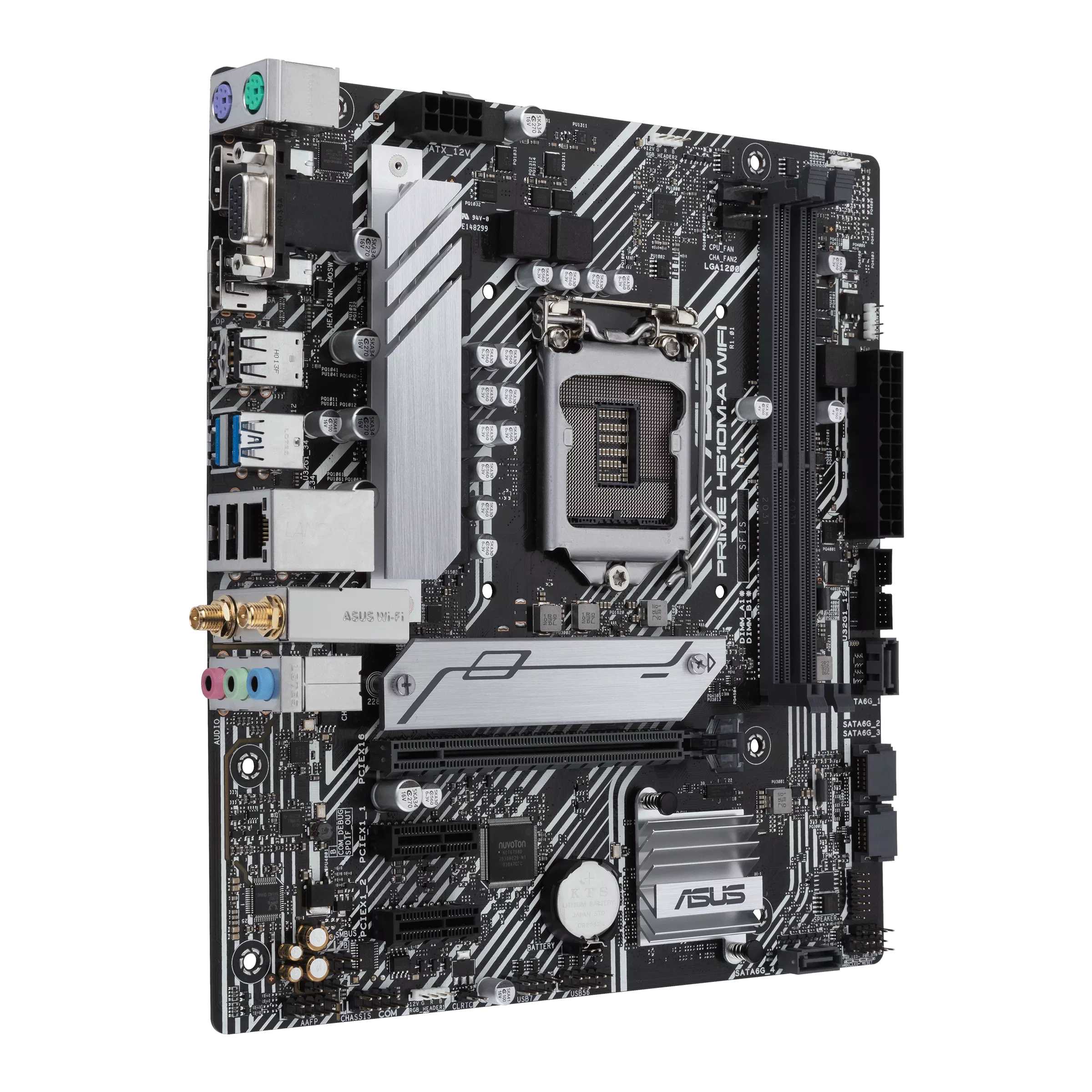 Asus PRIME H510M-A WIFI Motherboard For Intel 10th & 11th Gen Processors - LGA1200 Socket - Image 3
