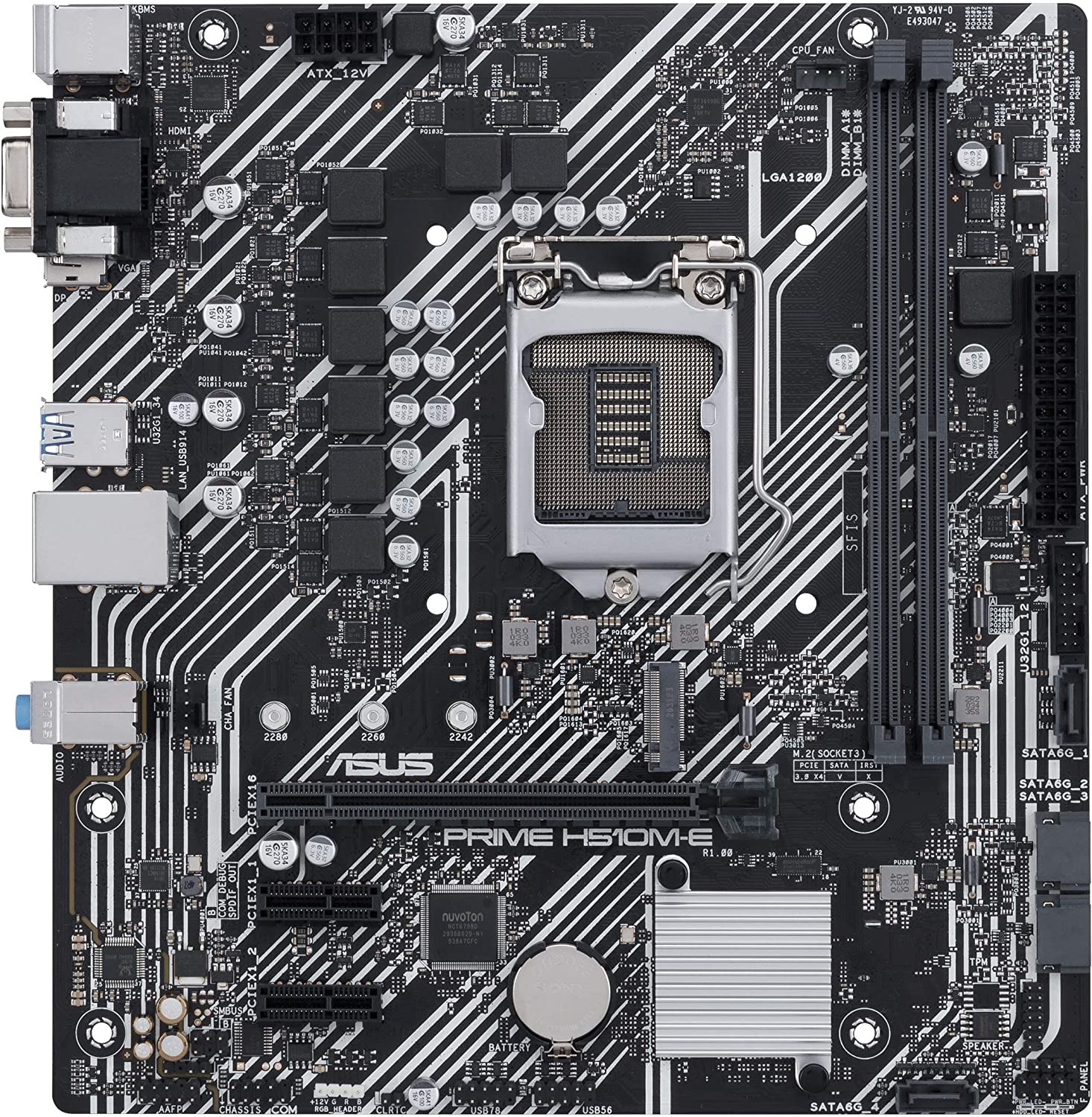Asus PRIME H510M-E Motherboard for Intel 10th/ 11th Gen Processors - LGA1200 Socket - Image 2