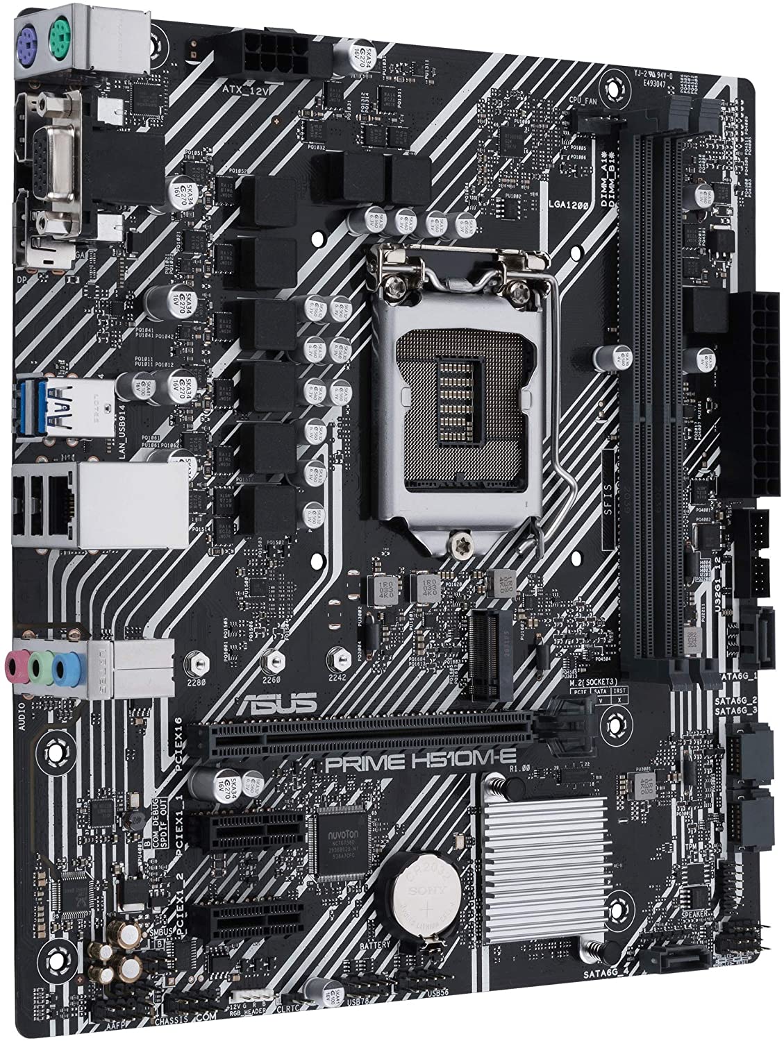 Asus PRIME H510M-E Motherboard for Intel 10th/ 11th Gen Processors - LGA1200 Socket - Image 3