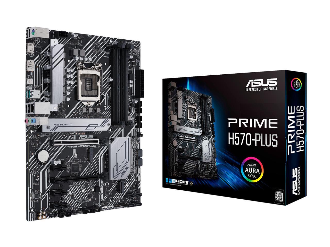 Asus PRIME H570-PLUS Motherboard for Intel 10th/ 11th Gen Processors - LGA1200 Socket
