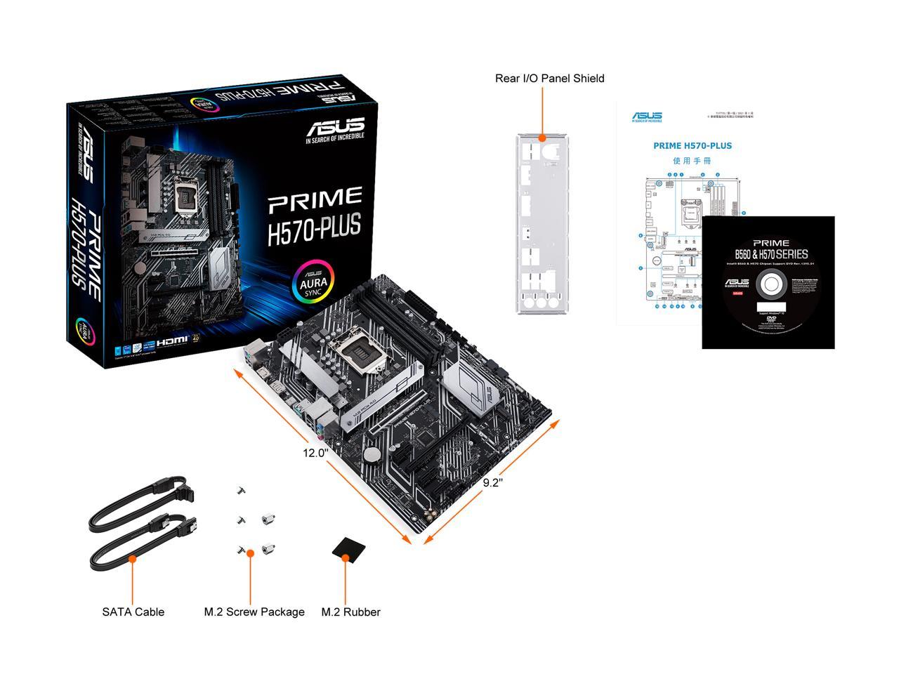 Asus PRIME H570-PLUS Motherboard for Intel 10th/ 11th Gen Processors - LGA1200 Socket - Image 5