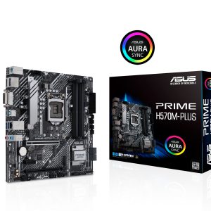 Asus PRIME H570M-PLUS Motherboard for Intel 10th/ 11th Gen Processors - LGA1200 Socket