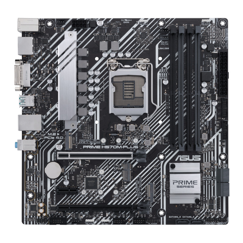Asus PRIME H570M-PLUS Motherboard for Intel 10th/ 11th Gen Processors - LGA1200 Socket - Image 2
