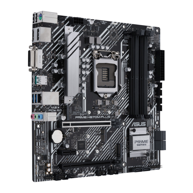 Asus PRIME H570M-PLUS Motherboard for Intel 10th/ 11th Gen Processors - LGA1200 Socket - Image 3